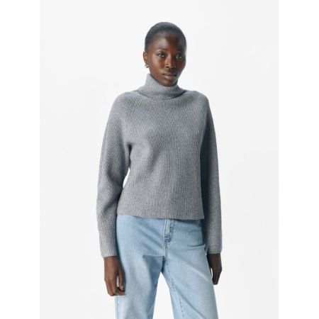 OBJVIOLA LS LO ROLLNECK KNIT N 180575 Medium G
