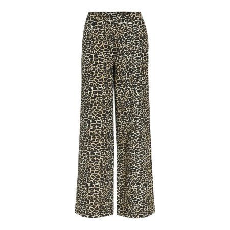 OBJALBA LISA WIDE PANT PRINT N 183561001 Humus