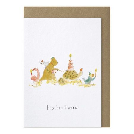 Hip hip hoera- dieren stoet -