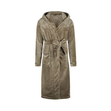 Women long  bathrobe F41 Faded green