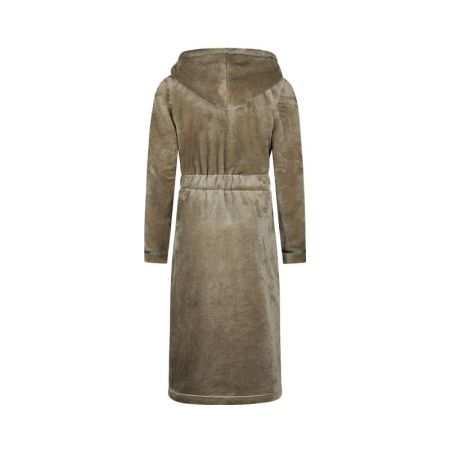Women long  bathrobe F41 Faded green
