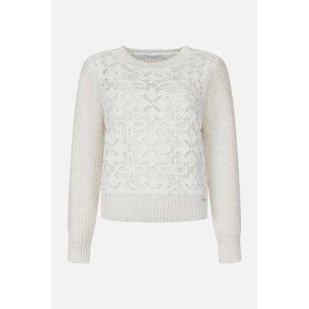 MAGLIA GIROCOLLO 013 AVORIO