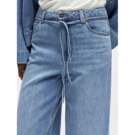 OBJROSIE MW WIDE JEANS NOOS 178832 Light Bl