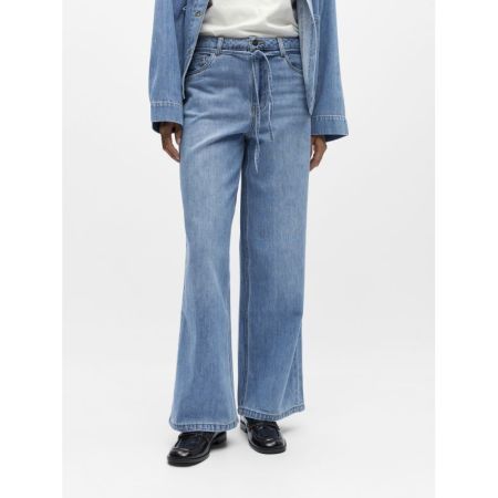 OBJROSIE MW WIDE JEANS NOOS 178832 Light Bl