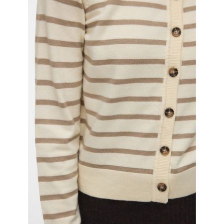 VMSABA PLAIN LS O-NECK CARDIGA 222913003 Birch