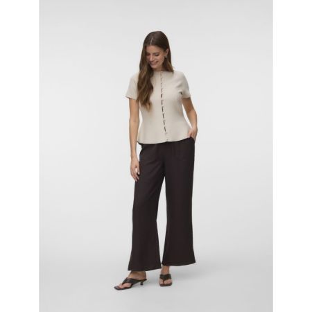 VMMELANEY HW LOOSE PANT WVN NO 297957 Chocolat