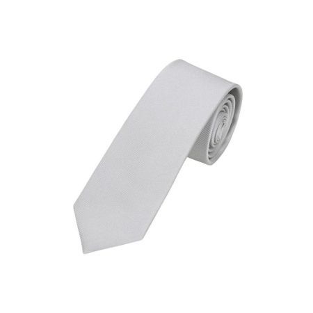 TIE SOLID 35 LIGHT GREY