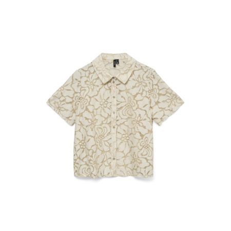 VMMIKKA LACE SS SHIRT WVN GA 178857005 Cloud