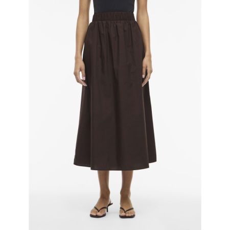 VISOPHIE HW ANKLE SKIRT - NOOS 196326 Coffee B
