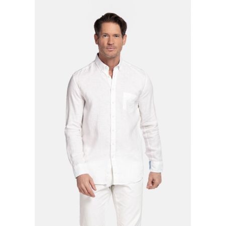 IVY LONG SLEEVE BUTTON DOWN 10 BRIGHT WHITE