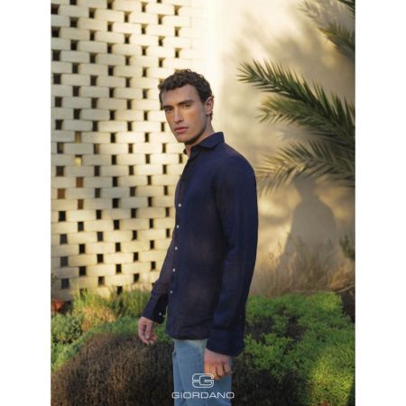 IVY LONG SLEEVE BUTTON DOWN 60 NAVY