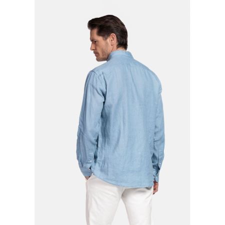 IVY LONG SLEEVE BUTTON DOWN 64 BLUE