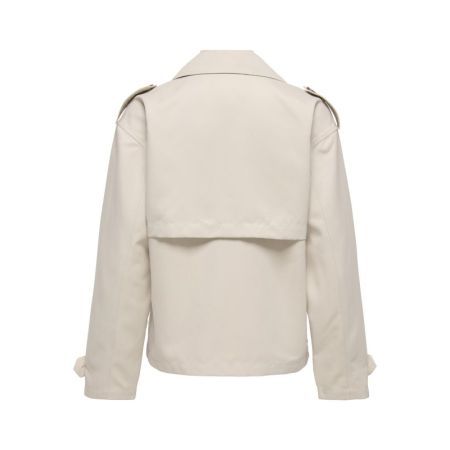 ONLHANNAH SHORT LIFE TRENCHCOA 183019 Humus