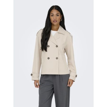 ONLHANNAH SHORT LIFE TRENCHCOA 183019 Humus