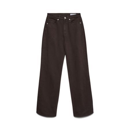 VMTESSA HR WIDE JEANS COLOR GA 297957 Chocolat