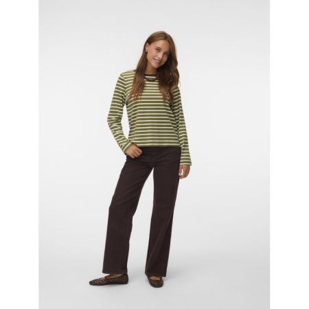 VMTESSA HR WIDE JEANS COLOR GA 297957 Chocolat