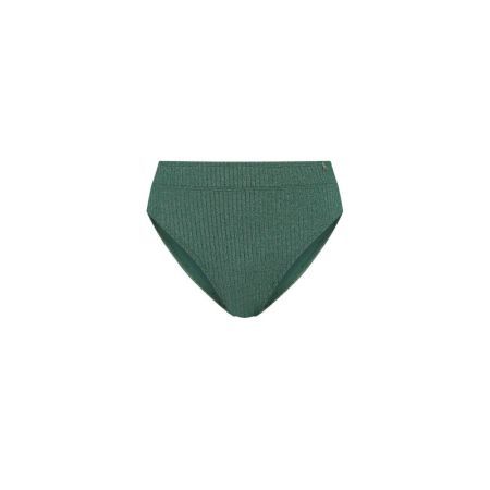 HIGH WAIST BOTTOM 751 GREEN GLITTER