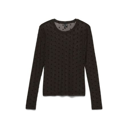 VMLOVA LS MESH TOP JRS NOOS 297957011 Choco