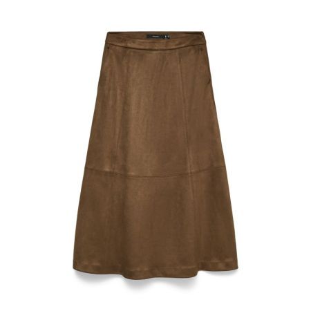 VMJOSE OLIVE HW ANKLE SKIRT 288475 Cocoa Br