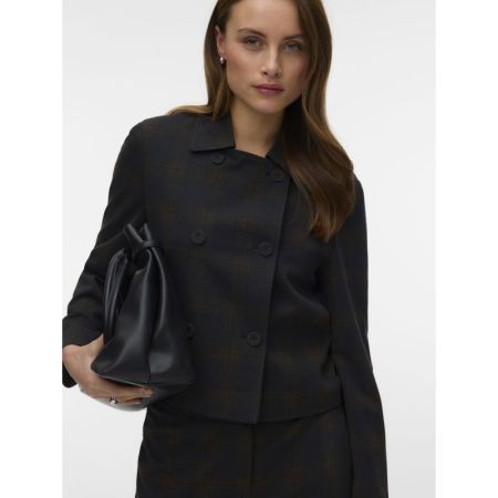 VMMALLI LS SHORT CHECK BLAZER 188780001 Navy