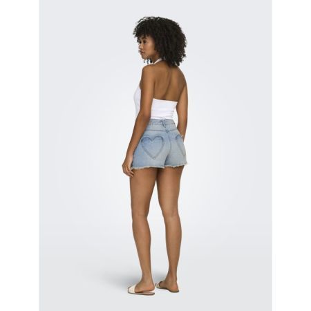 ONLZUMA HEART POCKET DNM SHORT 177934 Light Bl