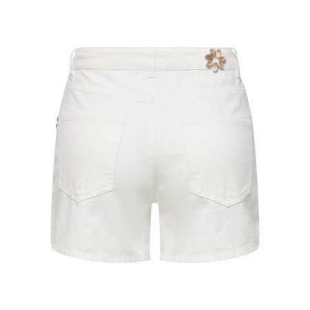 ONLVEGA SHELL MOM SHORTS DNM 179707 White De