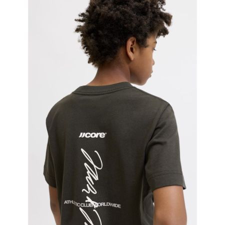 JCOCLUB BACK SCRIPT TEE SS CN 176651001 Peat/