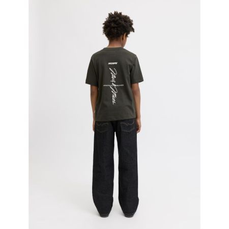 JCOCLUB BACK SCRIPT TEE SS CN 176651001 Peat/