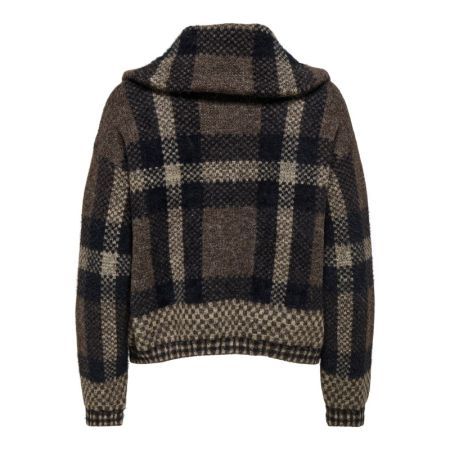 ONLMAROON LS ZIP COLLAR CARDIG 177911003 Black