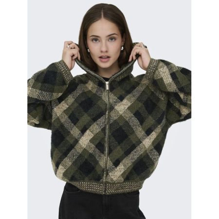 ONLMAROON LS ZIP COLLAR CARDIG 193783004 Fores