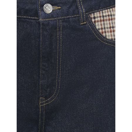 ONLHOPE HW WIDE NEW CHECK DNM 177938001 Dark