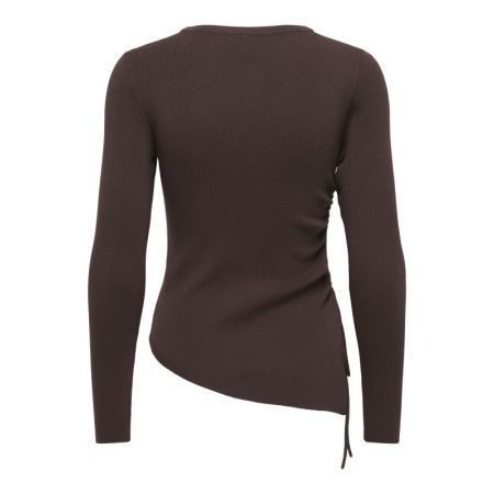 ONLMIL LS ASYMMETRIC O-NECK KN 237375 Coffee B