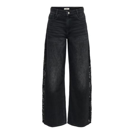 ONLALANIS HW WIDE LACE DNM MAS 278217 Washed B
