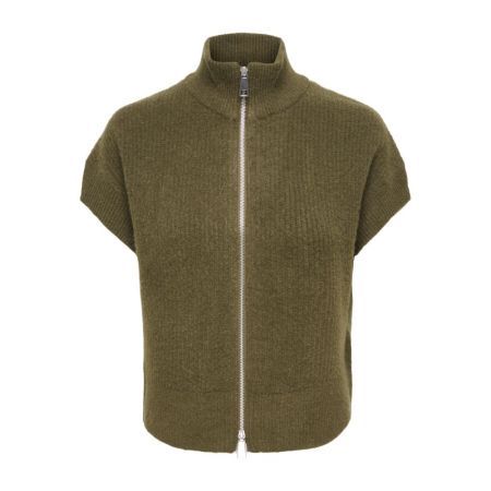 ONLBIANCA SL HIGHNECK ZIP VEST 180063001 Beech