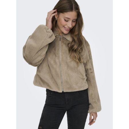 ONLDANA FAUX FUR JACKET CC OTW 177927 Silver M