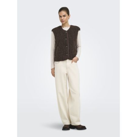ONLINES TEDDY WAISTCOAT CC OTW 286415 Chocolat