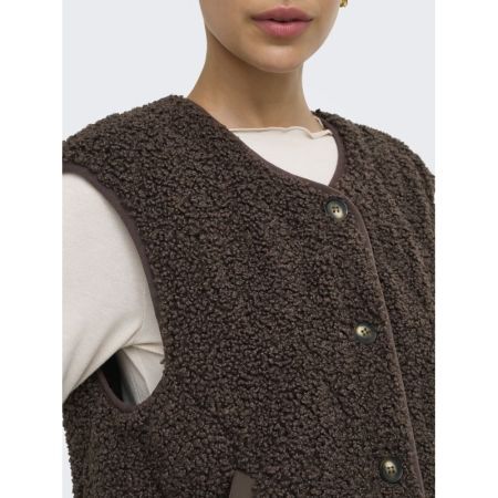 ONLINES TEDDY WAISTCOAT CC OTW 286415 Chocolat