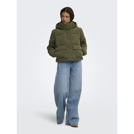 ONLZAHARA CORDUROY PUFFER CC O 206830 Burnt Ol