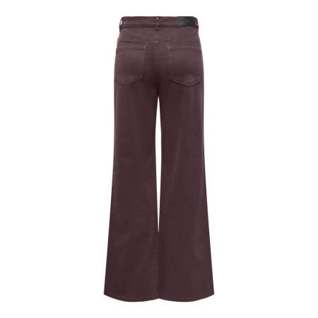 ONLMADISON-SILLE HW WIDE PANT 184723 Fudge