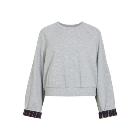 VIREON CHECKED FOLD UP SWEATSH 179091001 Light