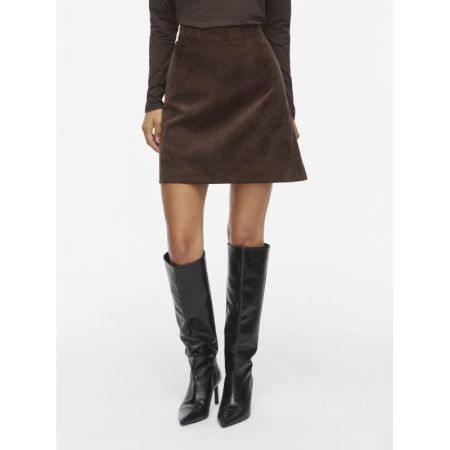 VICOURDIE HW SHORT SKIRT - NOO 196326 Coffee B