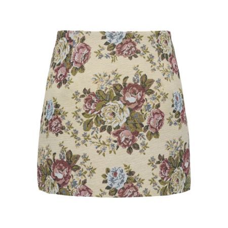 JDYFLOLA HW JACQUARD SHORT SKI 236295001 Crème