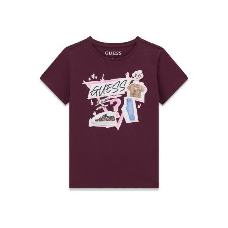 SS T-SHIRT LOGO  A40T DEEP MAROON