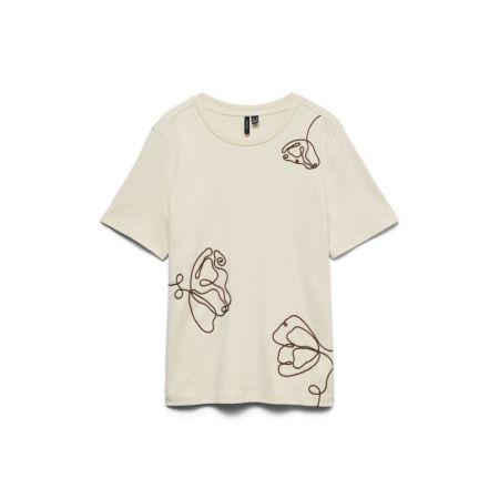VMIRENE SS O-NECK T-SHIRT JRS 222913001 Birch