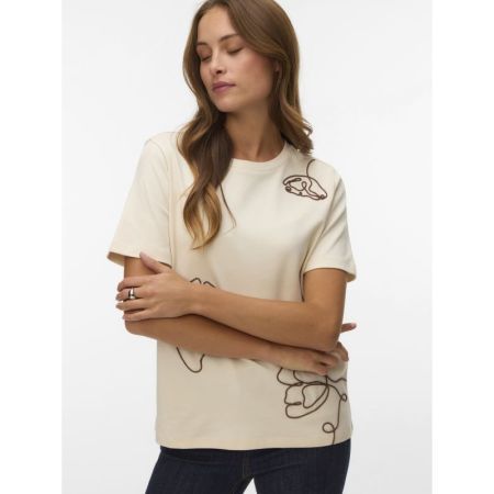 VMIRENE SS O-NECK T-SHIRT JRS 222913001 Birch