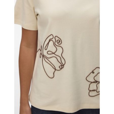 VMIRENE SS O-NECK T-SHIRT JRS 222913001 Birch