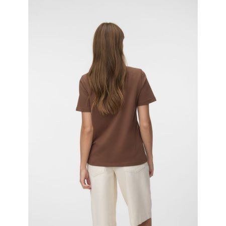 VMIRENE SS O-NECK T-SHIRT JRS 288475002 Cocoa