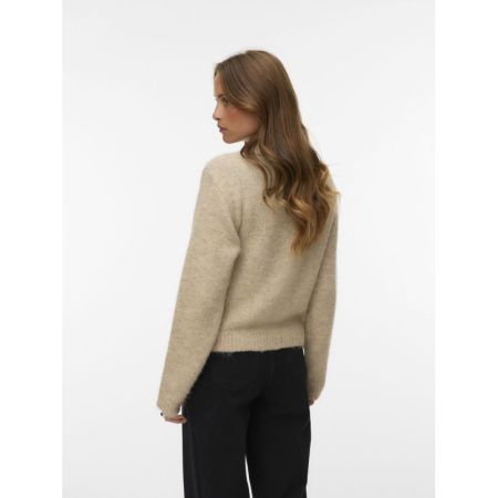 VMCORA LS POLONECK PULLOVER BO 192623003 Silve