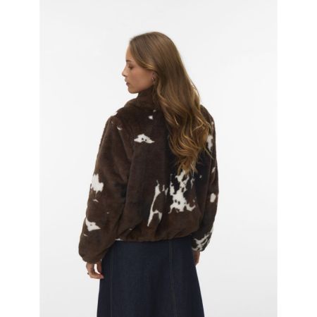 VMSONJACOLLEEN SHORT JACKET BO 297957001 Choco