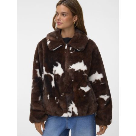 VMSONJACOLLEEN SHORT JACKET BO 297957001 Choco